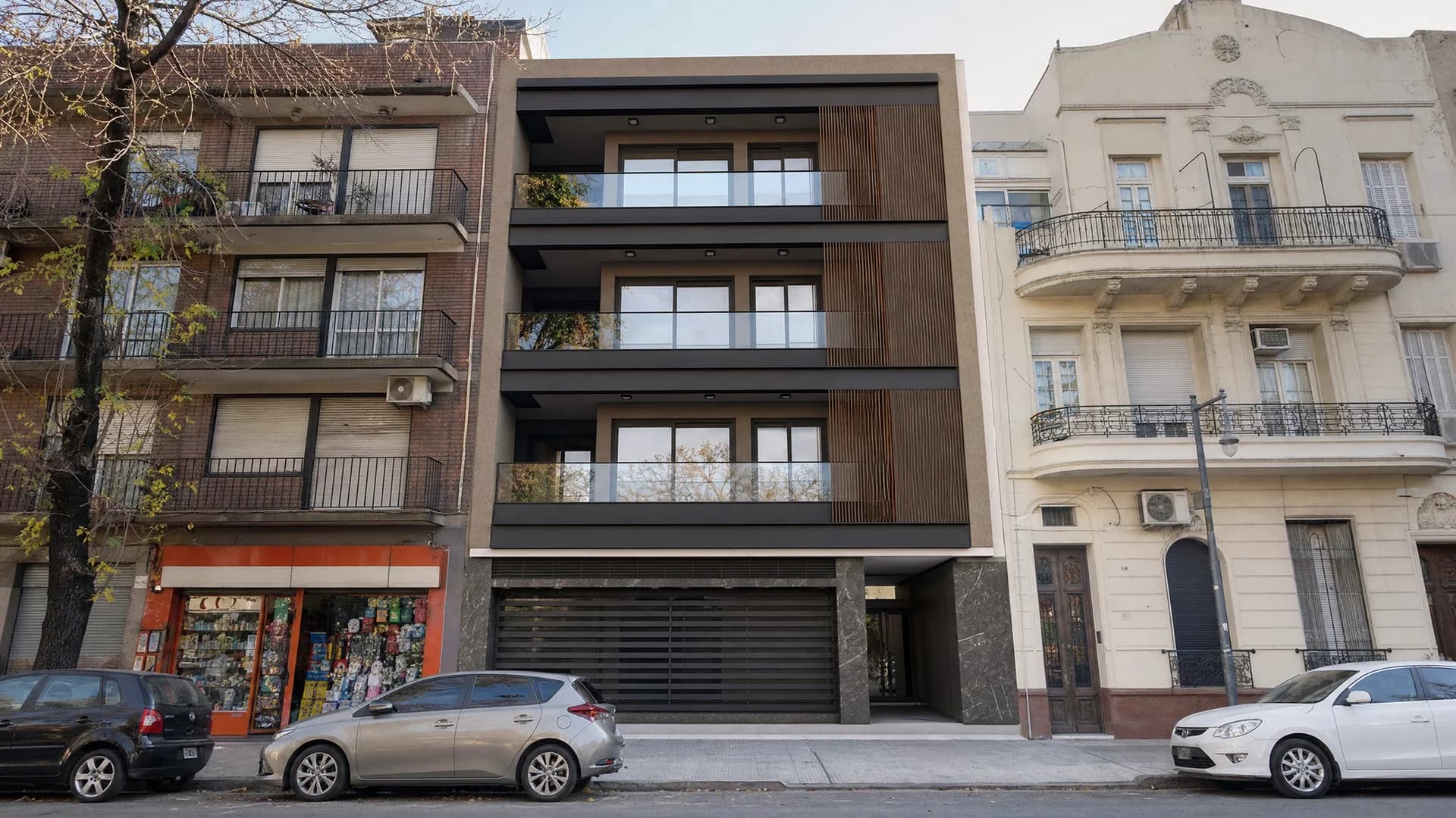 Fotomontaža — stambena zgrada u urbanom kontekstu